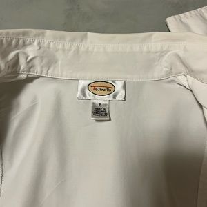 Talbots Button down white shirt